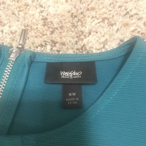 👗 Mossimo teal/black dress with pockets, size M - Picture 3 of 4